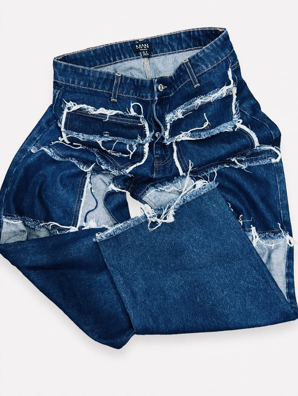 PATCH SIX POCKETS BAGGY JEANS